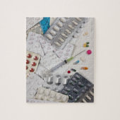 Puzzle Médicaments utilisés dans le traitement médical (Vertical)