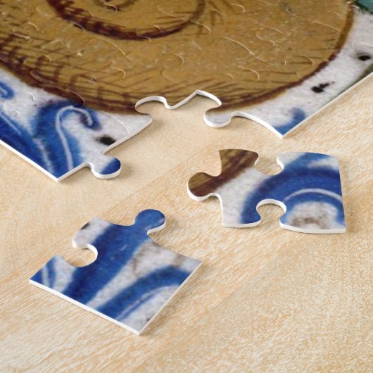 Puzzle médiéval d'escargot-chat (Côté)