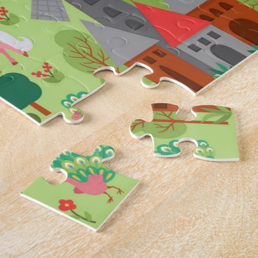 Puzzle Médiéval Fairytale Kingdom Imaginaire Château Enfa (Côté)