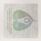 Puzzle Méditation de l'instructeur de yoga Pose Bodhi Lea (Horizontal)