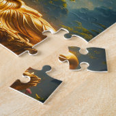Puzzle Méditation dorée dans les sommets thaïlandais (Côté)