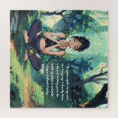 Puzzle Méditation du Yoga de Forêt Naturelle Reiki Master (Horizontal)