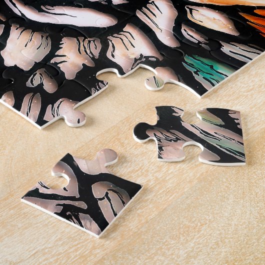 Puzzle Méditation en couleurs. (Côté)