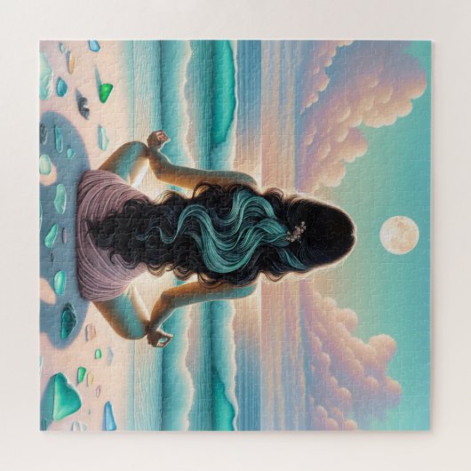 Puzzle Méditation Harmonie sur la plage (Horizontal)