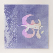 Puzzle Méditation Instructeur Yoga Pose OM Citation (Horizontal)