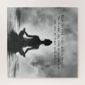 Puzzle Méditation Yoga Instructeur Lotus Pose Peinture à  (Horizontal)