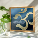 Puzzle Méditation Yoga Instructeur Vie Entraîneur OM Cita<br><div class="desc">Studio De Fitness De Yoga / Instructeur De Méditation / Entraîneur Personnel / Entraîneur De Vie / Guérisseur / Maître De Reiki / Citations De Thérapie De Massage Puzzles. Symbole Faux Gold Foil Om moderne sur Motif bleu foncé Wave Arrière - plan. —Om représente l'énergie infinie de la divinité et...</div>