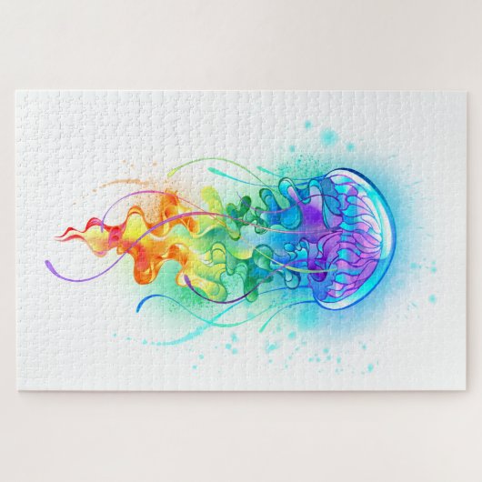 Puzzle Méduse arc-en-ciel (Horizontal)