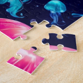 Puzzle Méduse colorée (Côté)
