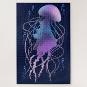 Puzzle Méduse Éthérée Violet Bleu (Vertical)