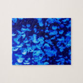 Puzzle Méduses en mer bleue profonde (Horizontal)