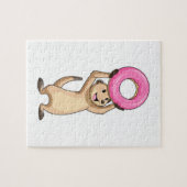 Puzzle Meerkat avec Donut (Horizontal)