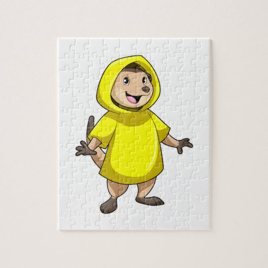 Puzzle Meerkat avec Raincoat (Vertical)