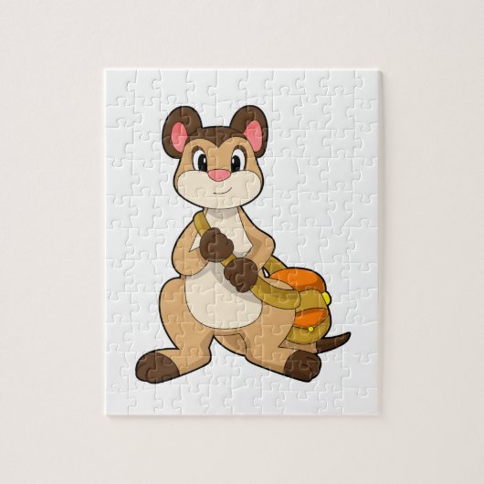 Puzzle Meerkat avec sac (Vertical)