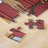 Puzzle Meerkats sur une casse-tête plate (Côté)