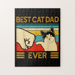 Puzzle Meilleur Chat Papa Jamais Drôle Chat Papa
