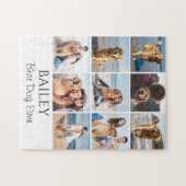 Puzzle Meilleur Collage photo de chien personnalisé (Horizontal)