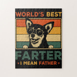 Puzzle Meilleur Farter du monde Je veux dire Père Funny P