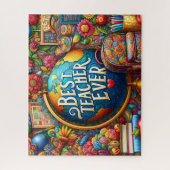Puzzle Meilleur Globe de Professeur de Tous les Temps (Vertical)