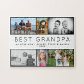 Puzzle Meilleur grand-père Moderne 6 Photo Collage de pho (Horizontal)