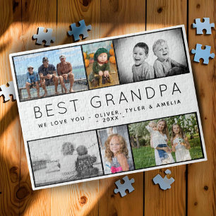 Puzzle Meilleur grand-père Moderne 6 Photo Collage de pho