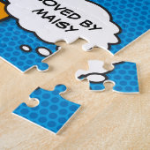 Puzzle Meilleur Mari du monde 12 Photo Blue Fun Comic (Côté)