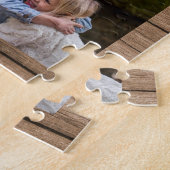 Puzzle Meilleur Nana Grandkids 12 photo Collage (Côté)