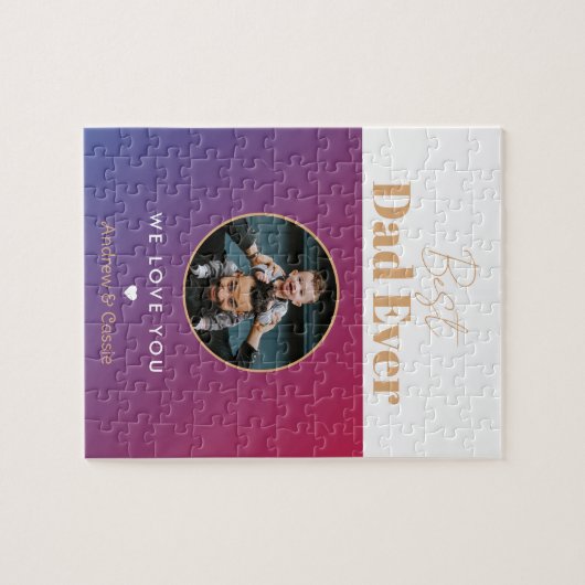 Puzzle Meilleur papa (Horizontal)