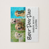Puzzle Meilleur papa chien Photomontage  (Vertical)