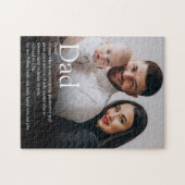 Puzzle Meilleur papa jamais définition photo (Horizontal)