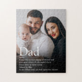 Puzzle Meilleur papa jamais définition photo (Vertical)