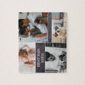Puzzle Meilleur papa Jamais Personnalisé Photo Collage Fa (Vertical)