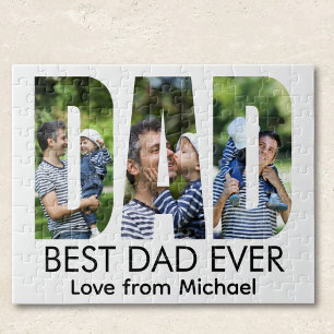 Puzzle Meilleur Papa Lettre Photo