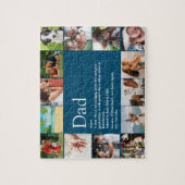 Puzzle Meilleur Papa Papa Papa Père Définition 14 Photo B (Vertical)