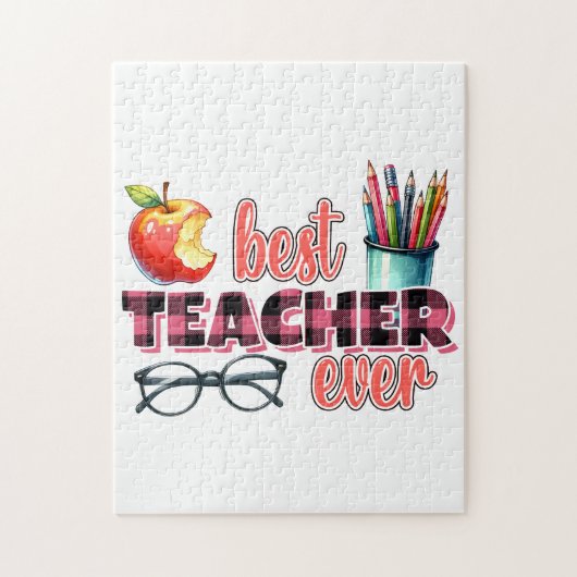 Puzzle Meilleur Professeur Ever (Vertical)