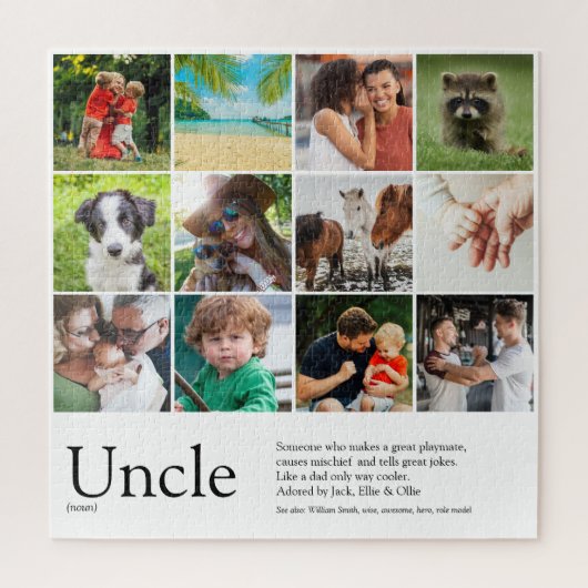 Puzzle Meilleure définition de Funcle Oncle 12 Photo Fun (Vertical)