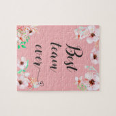 Puzzle Meilleure équipe de travail d'équipe de bureau Quo (Horizontal)