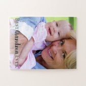 Puzzle Meilleure grand-mère Mamaw Nana Jamais Photo (Horizontal)