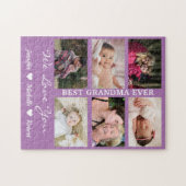 Puzzle Meilleure grand-mère toujours personnalisée Photos (Horizontal)