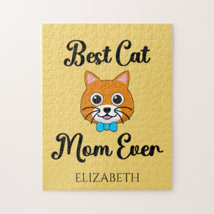 Puzzle Meilleure maman chatte jamais personnaliser