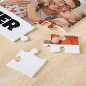 Puzzle Meilleure Maman du Monde – Modèle de Cadre de Coll (Côté)