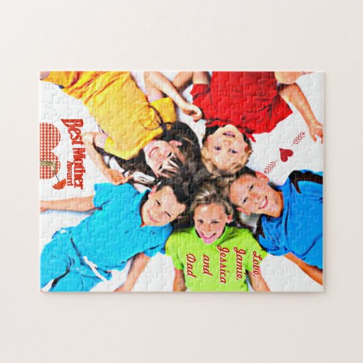 Puzzle Meilleure mère Prix Keepsaké (Horizontal)