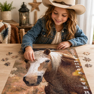 Puzzle Meilleure photo de cheval personnalisée