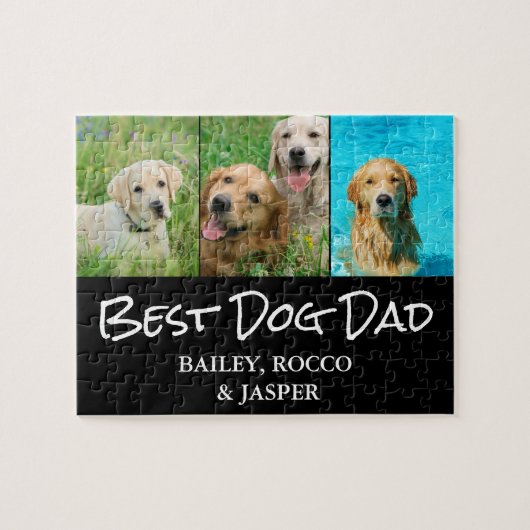 Puzzle Meilleure photo de papa chien (Horizontal)