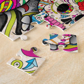 Puzzle Meilleure vente Motif crâne sucre (Côté)