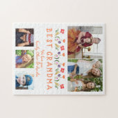 Puzzle Meilleures fleurs de grand-mère Floral Photo de fa (Horizontal)