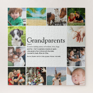 Puzzle Meilleurs Grands-parents Définition 12 Collage Pho