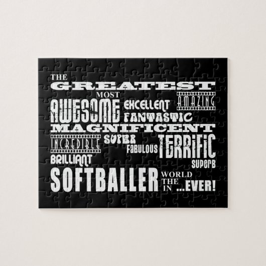 Puzzle Meilleurs Softballers : Grand Sofballer (Horizontal)