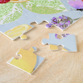 Puzzle Mélange de fruits de citron et de framboise orange (Côté)