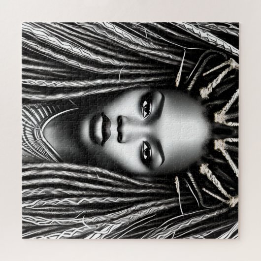 Puzzle Melanin de la reine noire Sista beautif afro-améri (Horizontal)
